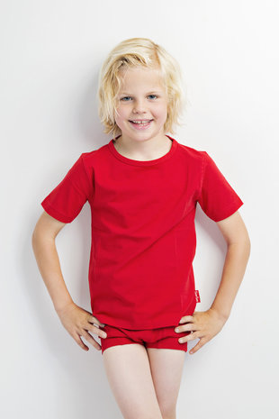 T-Shirt Jongen KinderBasics - WIT